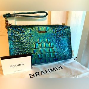 Brahmin mermaid wristlet purse